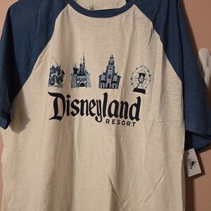 Disney Long Sleeve Tee - Blue and White